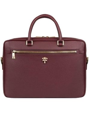 PLACE OF ELMS Classic Cabernet Gentlemen Briefcase - Purple
