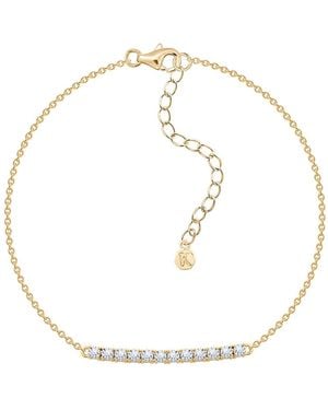 Diamonbliss Horizontal Bar Bracelet - Metallic