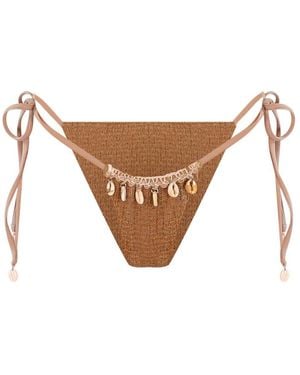 Belletage Swimwear The Brisa Bikini Bottom - Brown