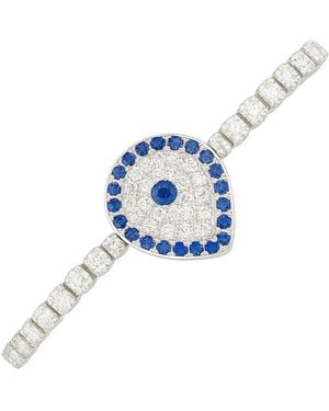 Maison De Gala Sapphire Eye Bracelet - Blue