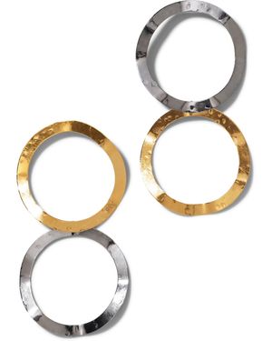 Jaredjamin Duet Drop Post Earrings - White