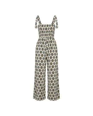 ELOI Hedley Geometric Jumpsuit - Metallic