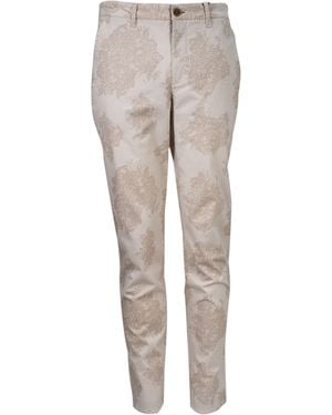 lords of harlech Jack Cutout Oxford Pant - Grey