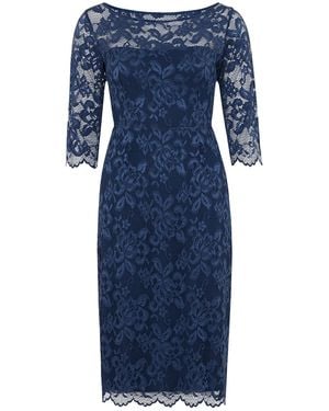 Alie Street London Lila Lace Dress - Blue