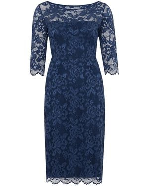 Alie Street London Lila Lace Dress - Blue