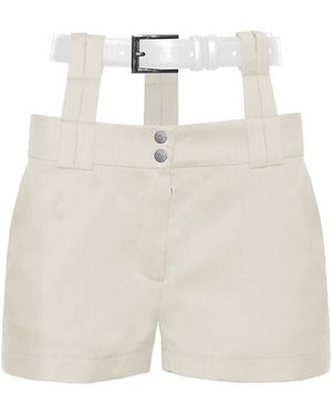 Vestiaire d'un Oiseau Libre Suspended Waistband Shorts - White