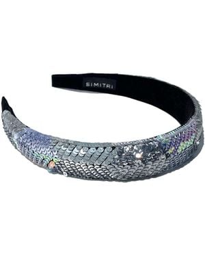 Simitri Zigzag Headband - Blue