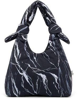 Lefrik Biwa Puffy Bag By Mercedes Bellido - Blue