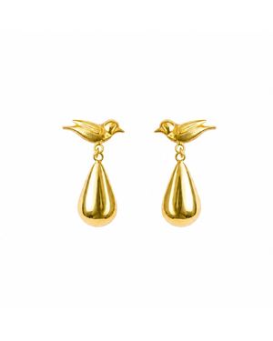 Esttese Liberte Swallow Earrings - Metallic
