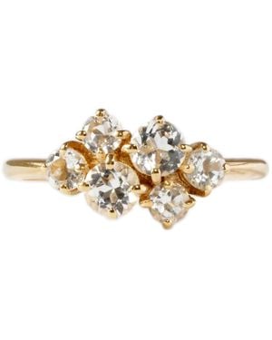 Lee Renee Topaz Cluster Ring - Metallic
