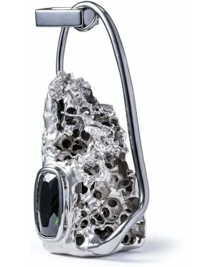 German Kabirski Orthos Singular Edition Pendant With Chrome Diopside - White