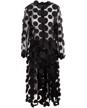 Silvia Serban Detachable Trench Coat - Black