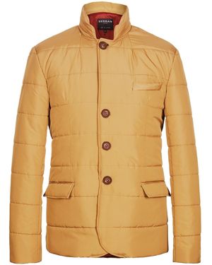 Seren London Puffer Suit Jacket - Yellow