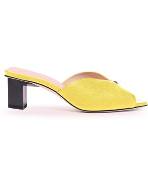 Tiannia Barnes Tiffany Mule Low Heels - Yellow