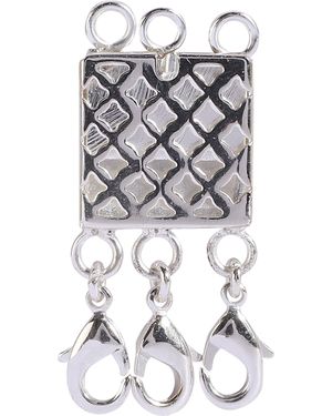 Lila Rasa Connector For Layering Chain - White