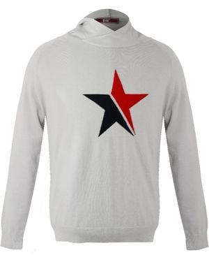 DAVID WEJ Jayden Star Hoodie – - Grey