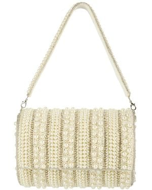 Pode Audrey Bridal Handmade Beaded Bag - Metallic