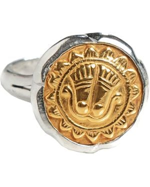 Goddess Charms Protection Ring - Metallic