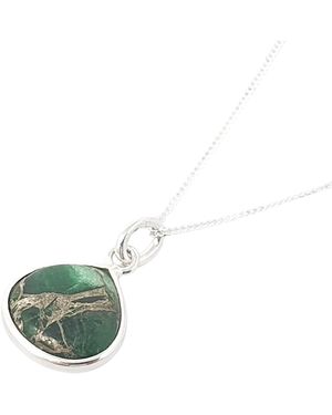 Sophelia Emerald May Birthstone Minimalist Necklace - Green