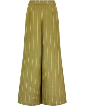 Traffic People Parallel Lives And Rene Wide Leg Trousers - Green