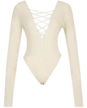 Growny Liona Bodysuit - White