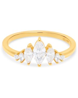 Esterah Marquise Cz Ring - Metallic