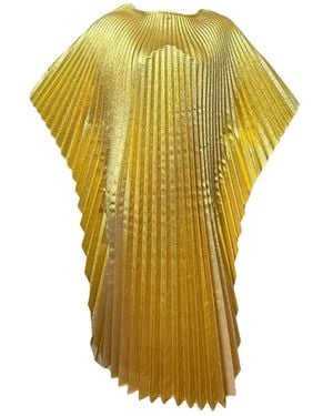 Julia Clancey Snazzy Madam Pleated Kaftan - Yellow