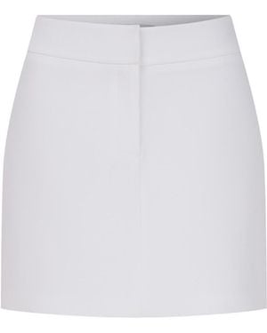 NAZLI CEREN Marde A-Line Skirt - White