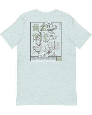 Anchor and Crew Ice Seven Godzilla Japan Era Organic Cotton T-Shirt - Blue