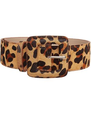 BeltBe Neutrals Square Buckle Belt - Orange