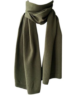 Essien & Emre Cashmere Scarf Khaki - Green