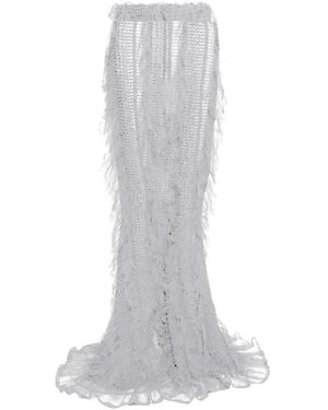 Sarah Regensburger Goddess Maxi Skirt - Gray