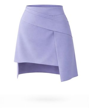 Lumina Eligma The Refined Curve Skirt - Purple