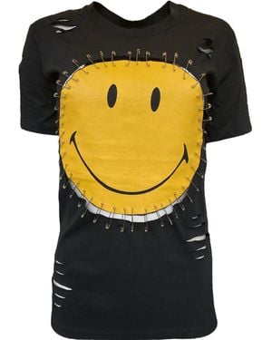 Any Old Iron Just Safe Smiley T-Shirt - Black