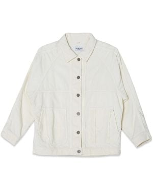 NOEND Neutrals Wes Balloon Utility Jacket - White