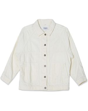 NOEND Neutrals Wes Balloon Utility Jacket - White