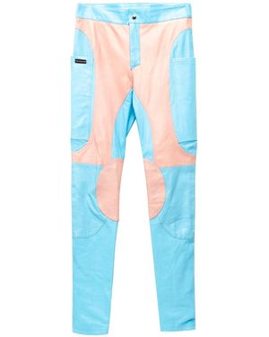 Paloma Lira Spaceship Leather Trousers - Blue