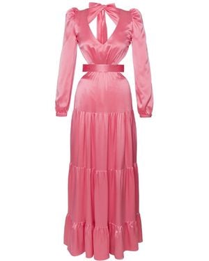 Anse Victorin Elly Silk Maxi Dress - Pink