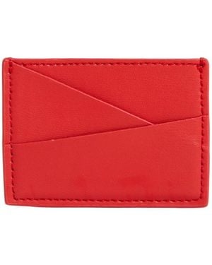 Allégorie Apple Leather Puzzle Cardholder - Red