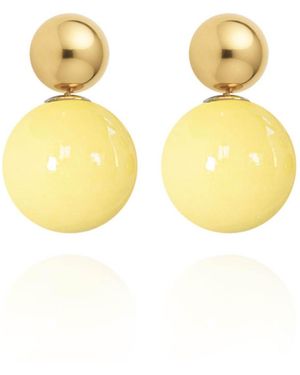 Saule Label Lilou Earrings - Yellow