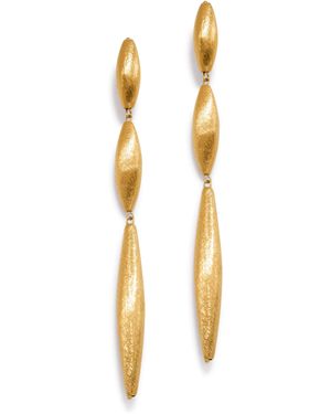 Jaredjamin Zeppelin Isla Three Drop Earrings - Metallic