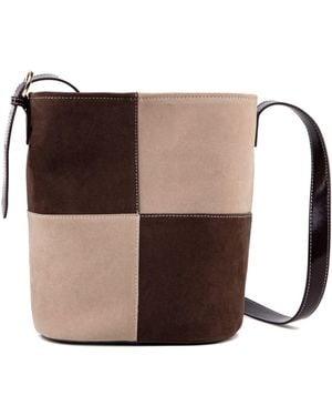 Mkf Collection - J'omor Neutrals Arianna Bucket Bag - Brown