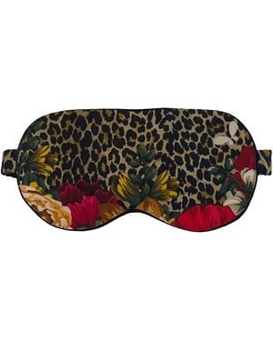 Henelle Neutrals Wild Silk Sleep Mask - Green