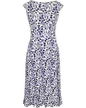 Alie Street London Luna Midi Dress With Pockets - Blue