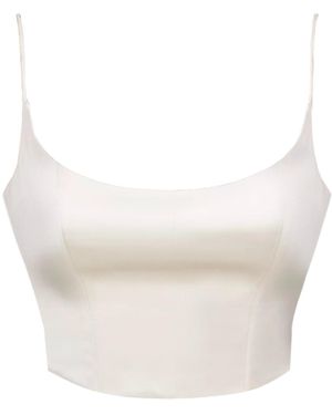 Lily Phellera Luna Corset Top - White