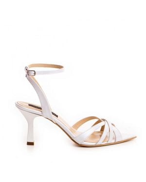 The 5Th Element Ana Pearly Leather Sandals - Metallic