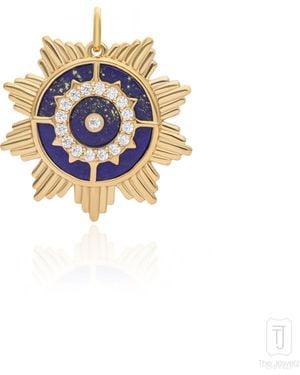 The Jewelz Lapis-Kissed Sun Charm For - White