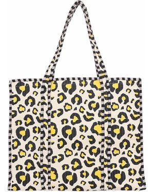 Conscious Yoga Collective The Leopard Tote - Black