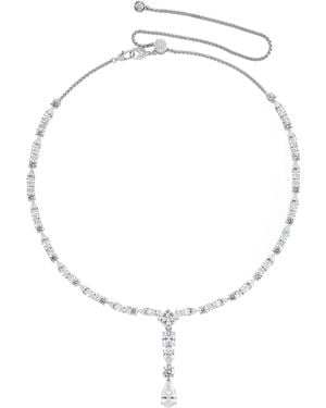 Arte Madrid Whisper Of Love Two-Way Tennis Necklace & Head Chain - Metallic