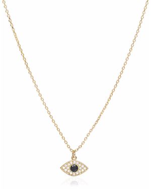 C.J.M Evil Eye Necklace - Metallic